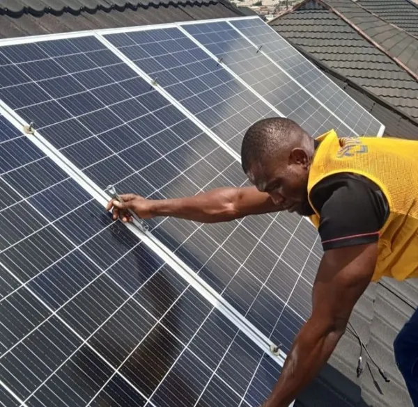 Solar power installation